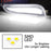 Euro Clear Lens White LED Side Marker Lights For 2003-09 Mercedes W209/C209 CLK