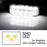 Clear Lens White Full LED Hood Scoop Clearance Marker Lights For 21-up RAM TRX