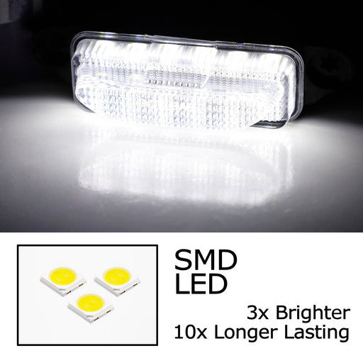 Clear Lens White Full LED Hood Scoop Clearance Marker Lights For 21-up RAM TRX
