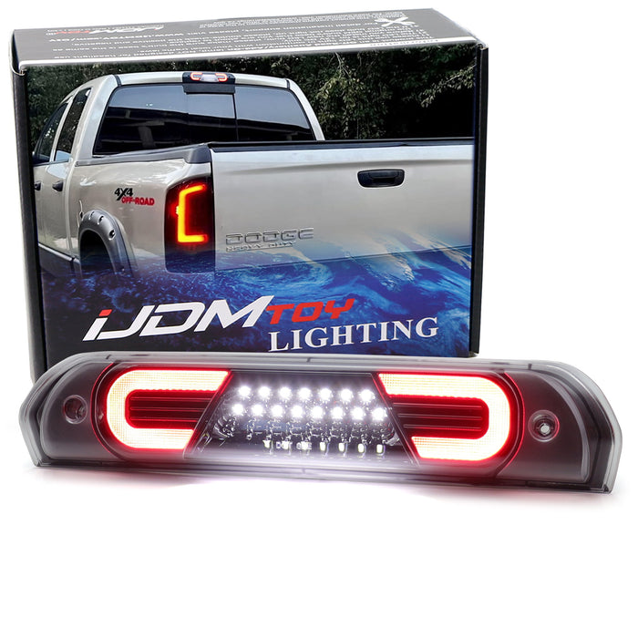 Clear Lens C-Ring Full LED High Mount 3rd Brake Lamp For 02-09 RAM 1500 2500 HD