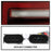 Red Smoked Raptor BSD Style LED Tail Lights For 15-20 Ford F150 Fit Halogen Tail