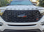 Matte Black Finish 3D Raised Font Hood Letter Pieces For 2011-up Ford Explorer