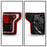 Red Smoked Raptor BSD Style LED Tail Lights For 15-20 Ford F150 Fit Halogen Tail
