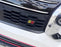 Ralliart Theme Grille Badge Emblem w/ Mesh Bolting Monut Bracket For Mitsubishi