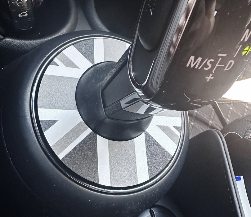 Black Union Jack Design Shift Well Boot Cover For MINI 19-up F54 F55 F56 F57 F60