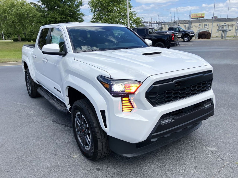 Below Headlight Fit Sequential Switchback LED DRL Lights For 2024+ Toyota Tacoma