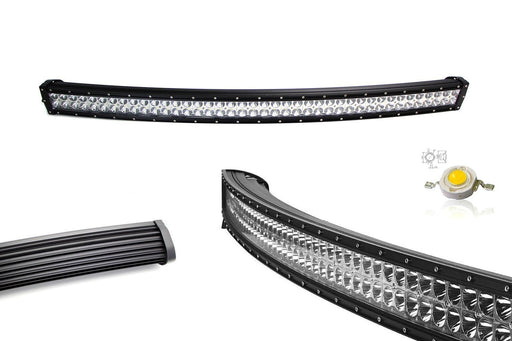 240W 40-42" LED Light Bar w/ Lower Bumper Bracket Wiring For 10-18 RAM 2500 3500