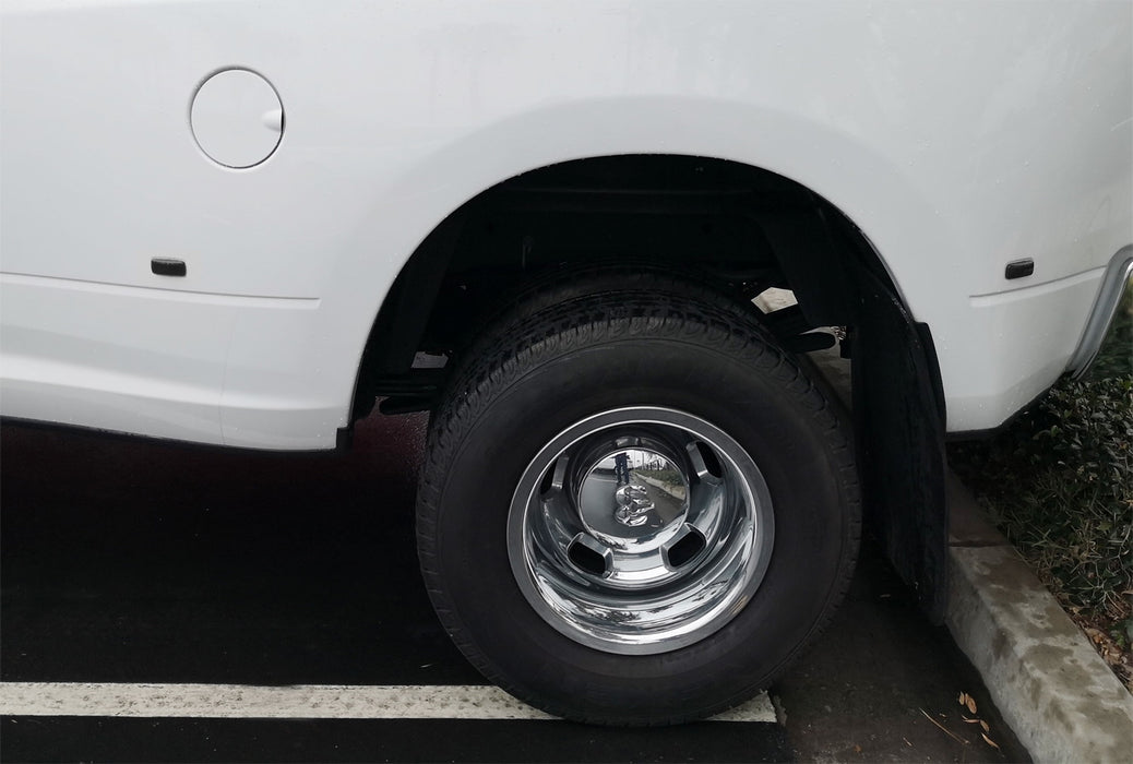 Smoked Lens Front/Rear Fender Side Marker Lamps w/ White LED For 2010-18 RAM DRW