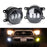 White/Yellow Dual Color 20W High Power LED Fog Light Kit For Honda Nissan Subaru