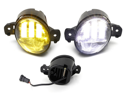 White/Yellow Dual Color 20W High Power LED Fog Light Kit For Nissan Infiniti