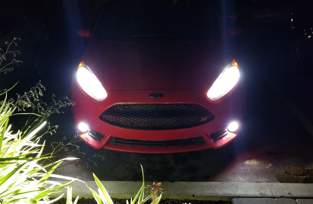 White/Yellow Dual Color 20W High Power LED Fog Light Kit For Honda Nissan Subaru