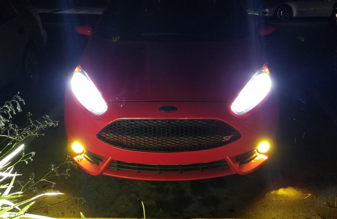 White/Yellow Dual Color 20W High Power LED Fog Light Kit For Honda Nissan Subaru