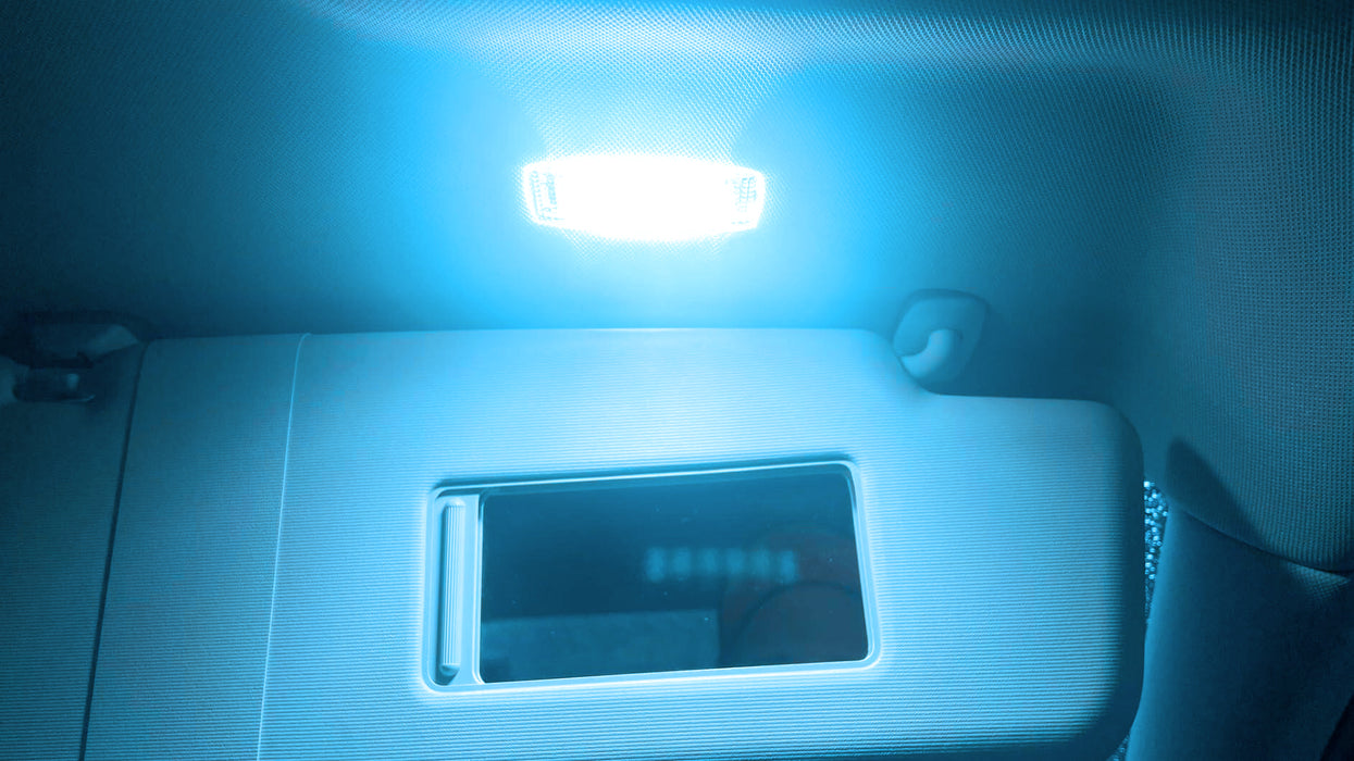 Ice Blue LED Visor Vanity Mirror Lights For Golf GTi EOS Jetta Passat CC Tiguan