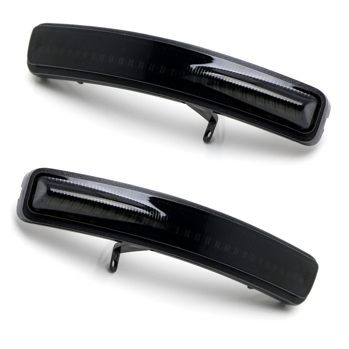 Smoke Sequential Blink Full LED Side Mirror Indicator Lightbar For Ford Explorer