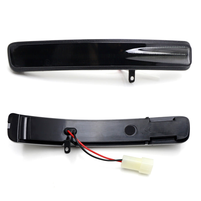 Smoke Sequential Blink Full LED Side Mirror Indicator Lightbar For Ford Explorer