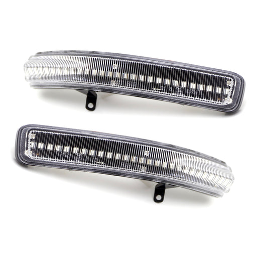 Clear Sequential Blink Full LED Side Mirror Indicator Lightbar For Ford Explorer