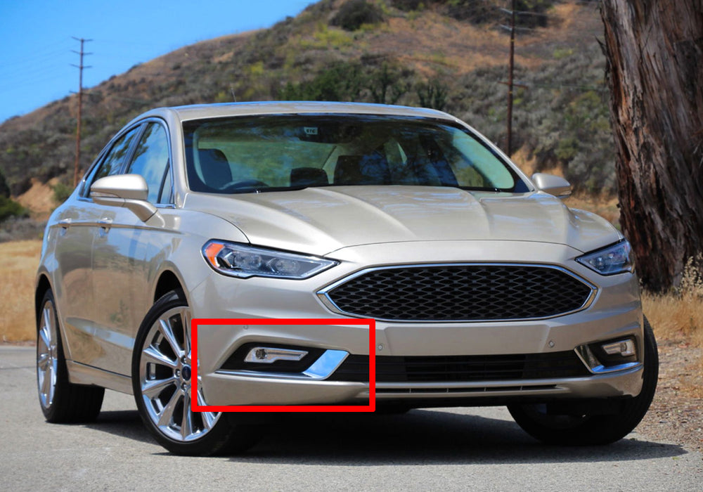 Left & Right Hand Side OEM-Spec Fog Lamp Bezels For Ford 2017-2018 Fusion Mondeo