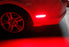 Clear Lens LED Rear Side Markers w/ 54 Red LED Lights For 2005-09 Ford Mustang
