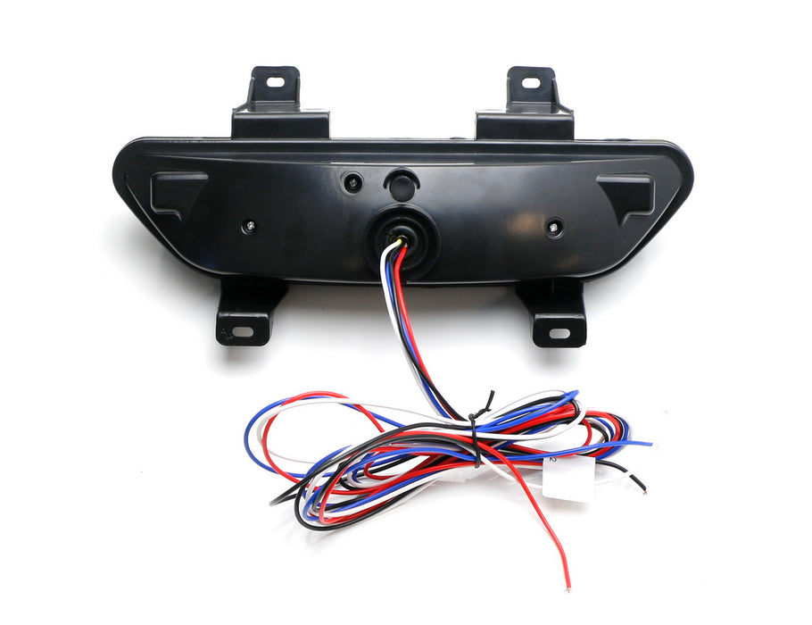 Clear Lens LED Reverse Light/F1 Strobe Rear Fog Lamp For 2015-17 Ford Mustang