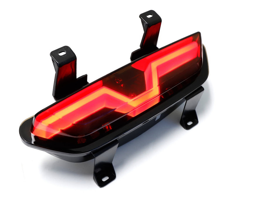 Clear Lens LED Reverse Light/F1 Strobe Rear Fog Lamp For 2015-17 Ford Mustang