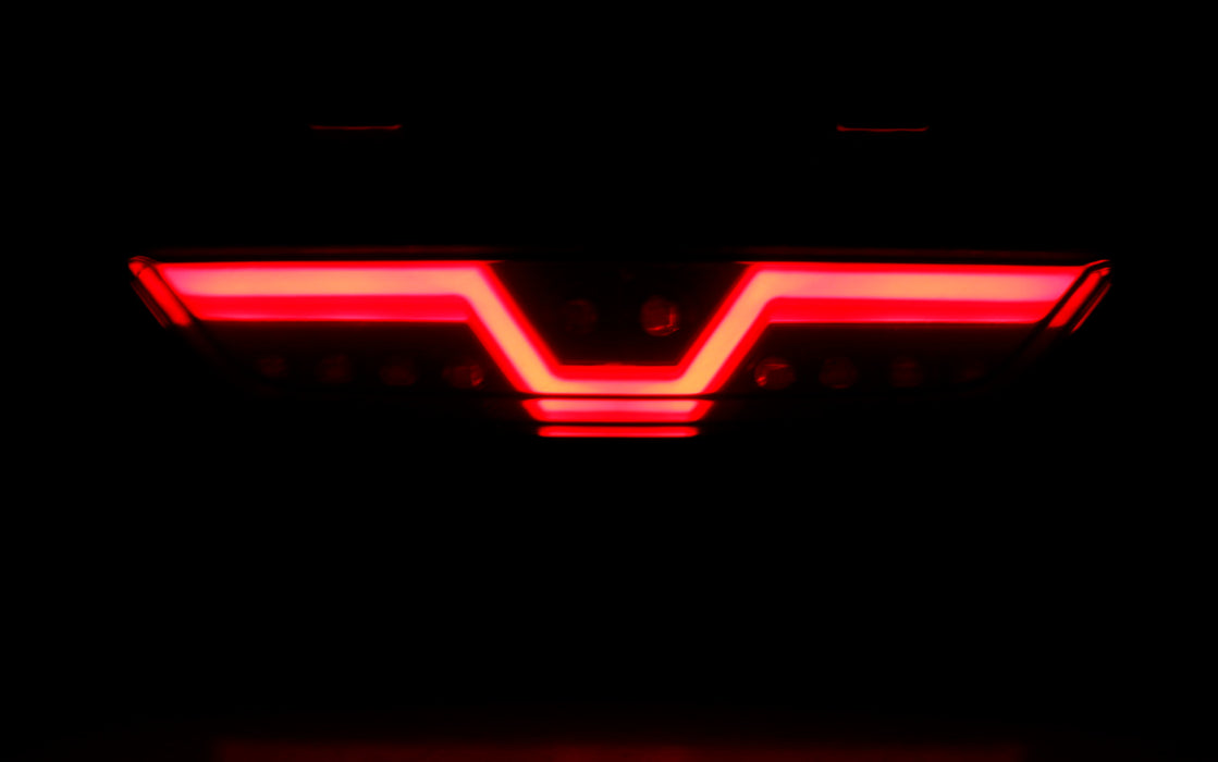 Clear Lens LED Reverse Light/F1 Strobe Rear Fog Lamp For 2015-17 Ford Mustang