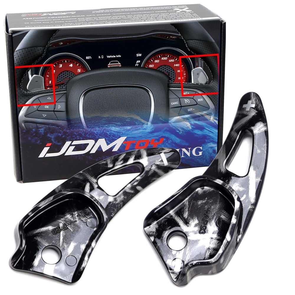 "Forged" Style Large Paddle Shifters For Challenger Charger Durango SRT/Hellcat