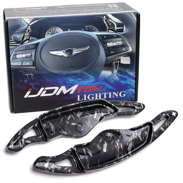 Forged "Carbon" Steering Wheel Paddle Shifters For  Genesis G70 Sonata Elantra