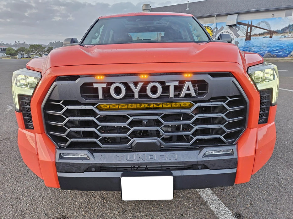Non-Permanent 3000K Yellow Lens For Toyota 22+ Tundra, Sequoia TRD Pro Light Bar