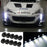 HID White 30W High Power Flexible LED Daytime Running Lights w/ Free Shape Style