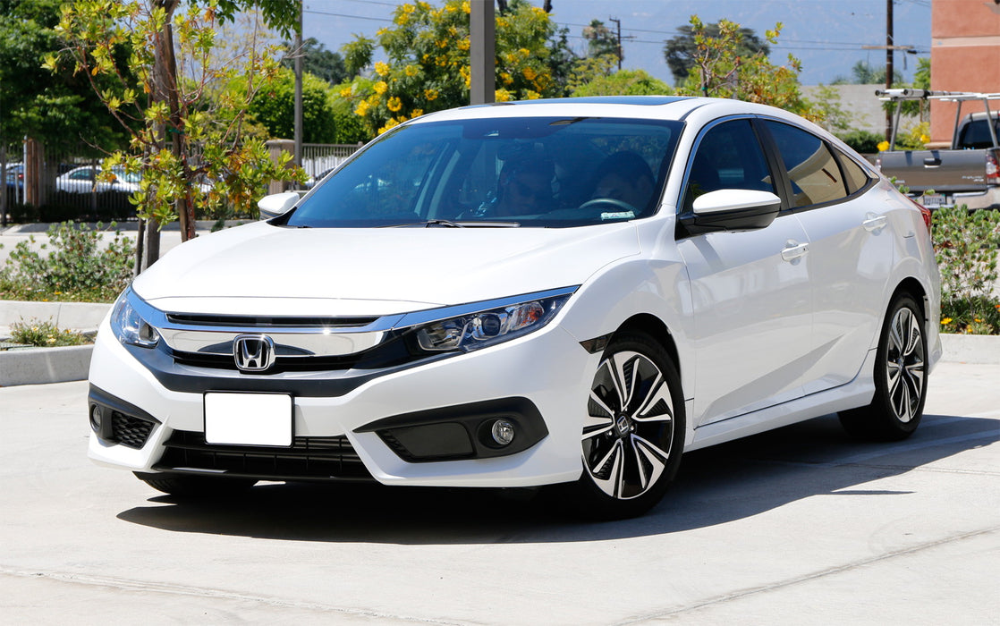 Left LH Driver Side ONLY Smoked Side Marker Light Housing For 16-21 Honda Civic