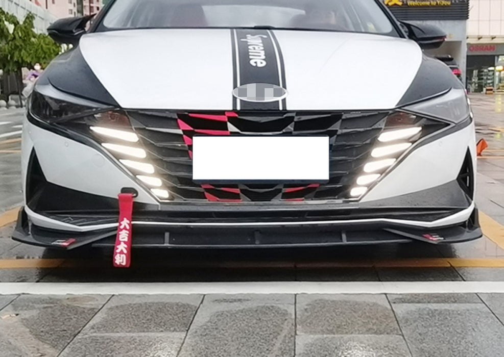 Front Grille Mount Switchback LED Daytime DRL Lights For 2021-23 Hyundai Elantra