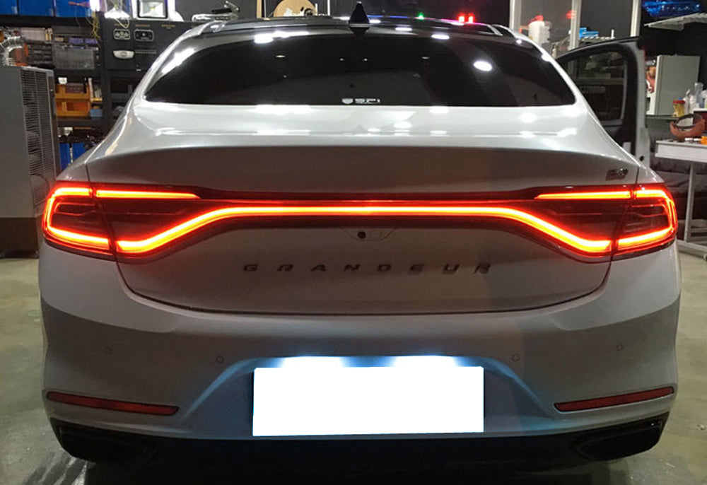 Aqua Ice Blue LED License Plate Light For Hyundai Sonata Elantra Veloster Kia K5