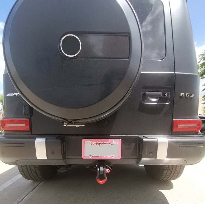 2pc Premium Pink Slim 2-Hole License Plate Frame with Screws/Fasteners and Caps