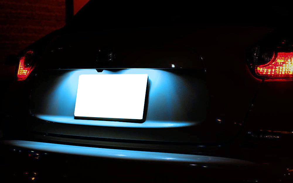Aqua Ice Blue 18-SMD LED License Plate Light Kit For Infiniti Q50 Nissan Juke…