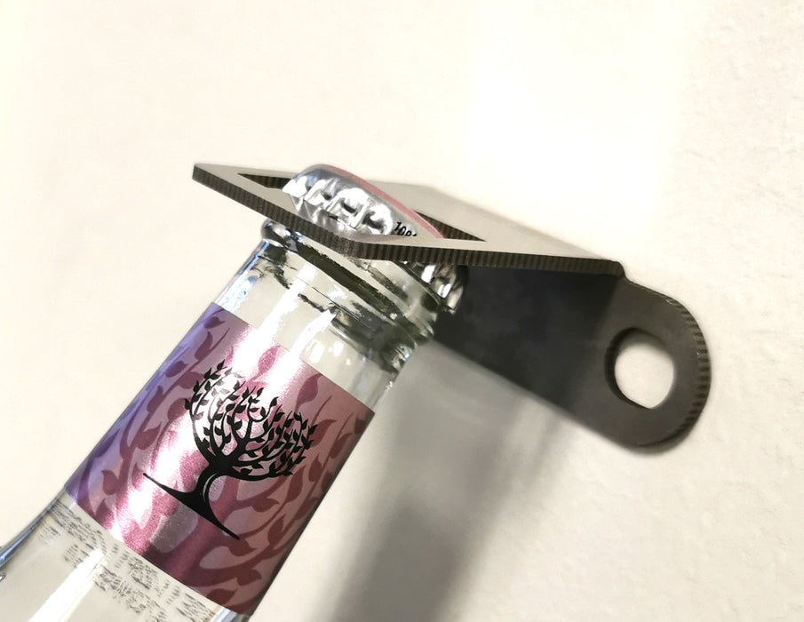 2x Stainless Steel Side Door Fit Bottle Opener Gadget For Jeep Wrangler JK JL JT