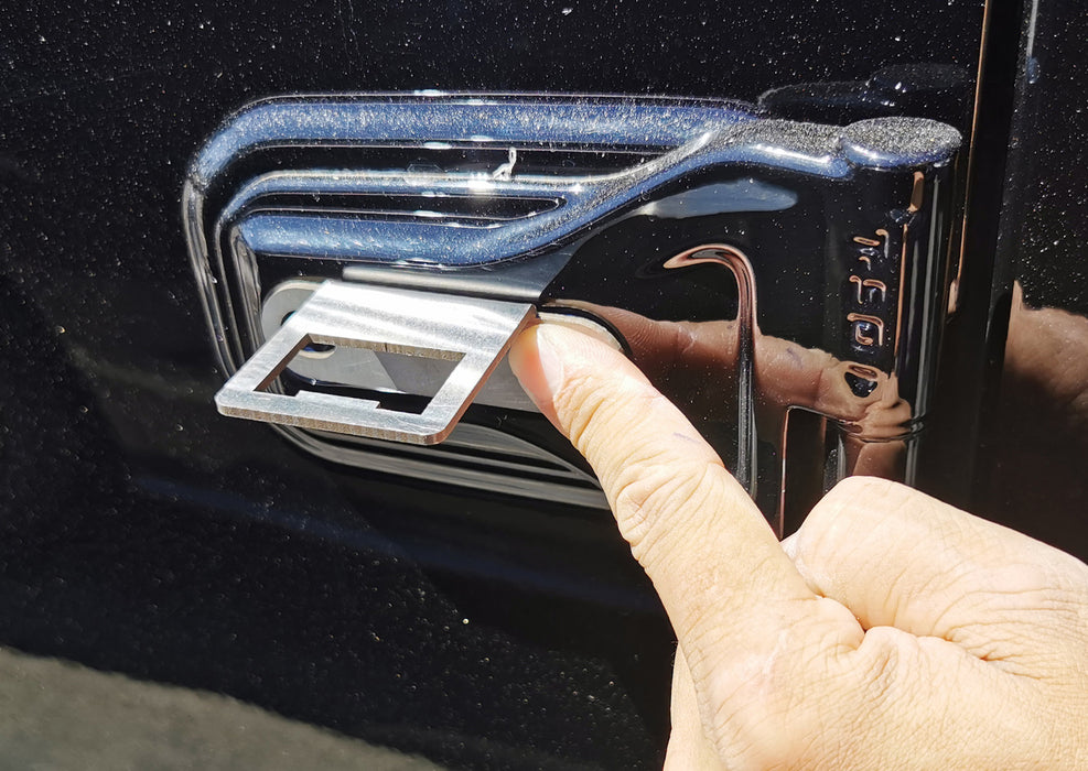 2x Stainless Steel Side Door Fit Bottle Opener Gadget For Jeep Wrangler JK JL JT