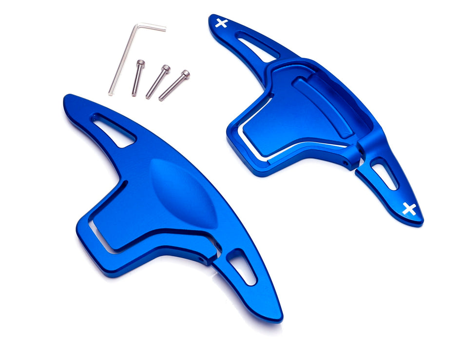 Blue Steering Wheel Paddle Shifter Extension For 2016-2018 Kia Optima K5 Pre-LCI