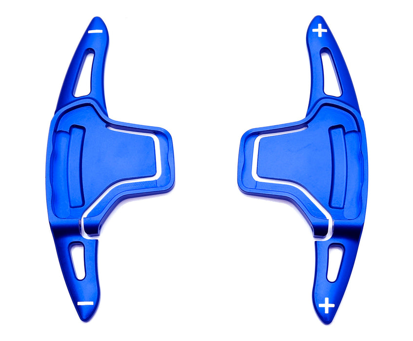 Blue Steering Wheel Paddle Shifter Extension For 2016-2018 Kia Optima K5 Pre-LCI