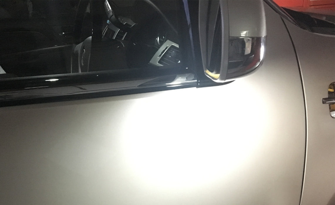 White LED Under Side Mirror Puddle Lights For Land Rover Range Rover LR2 LR3 LR4