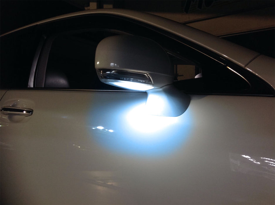 Ice Blue LED Under Side Mirror Puddle Lights For Land Rover Range Rover LR2 LR3
