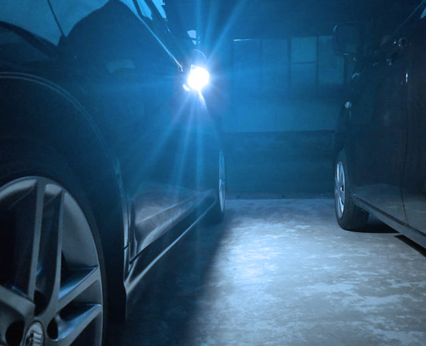 Ice Blue LED Under Side Mirror Puddle Lights For Land Rover Range Rover LR2 LR3