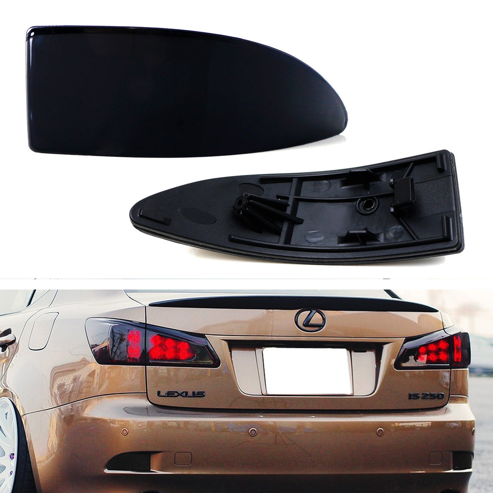 LED Rear Reflector Lights 2-Piece Red LED Bumper Reflector Lights For 2006-2013 Lexus IS250/IS350 - Brake/Tail/Signal Functions Lexus IS250 LED Bumper Lights - Foto 4