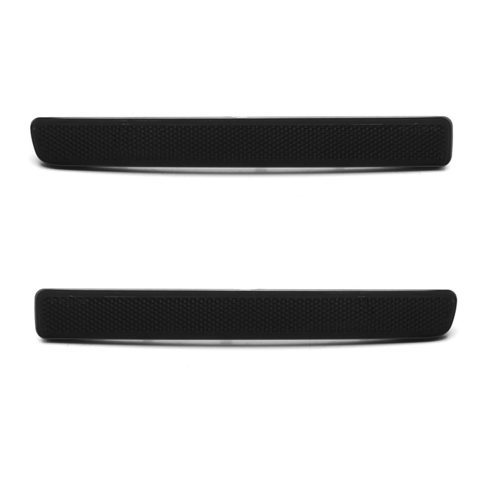Black Smoke Rear Bumper Reflectors For 2005-09 LR3, 10-13 Range Rover Sport, LR4