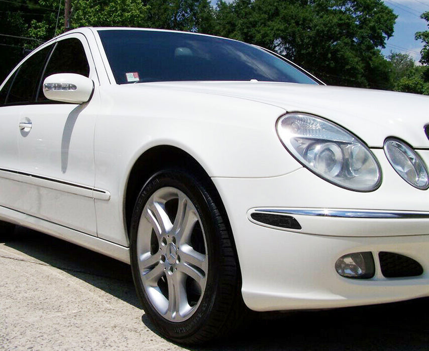 OE-Spec Smoked Front Side Marker Lamp Housings For 2003-06 Mercedes W211 E-Class