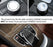 Blue Center Console Knob Wheel Cover For Mercedes A B C E S CLA GLA GLK ML etc