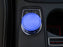 Blue Center Console Knob Wheel Cover For Mercedes A B C E S CLA GLA GLK ML etc