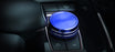 Blue Center Console Knob Wheel Cover For Mercedes A B C E S CLA GLA GLK ML etc