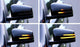 Side Mirror Sequential Blink Turn Signal Light For Mercedes ML GL GLE GLS G R...