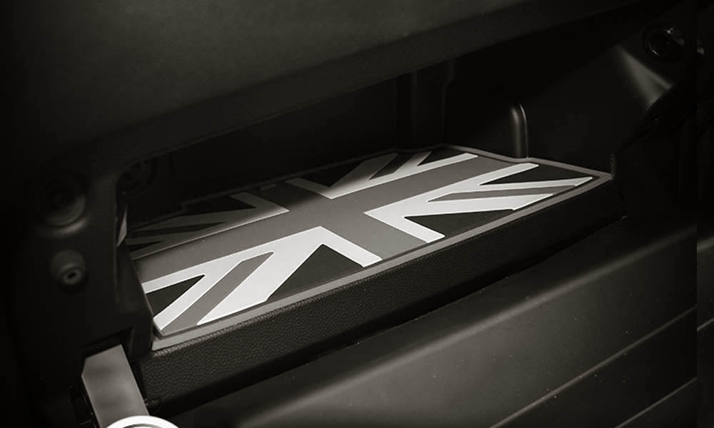 Union Jack UK Flag Style Coasters For MINI Cooper F55 Cup Holders Side Door Mats