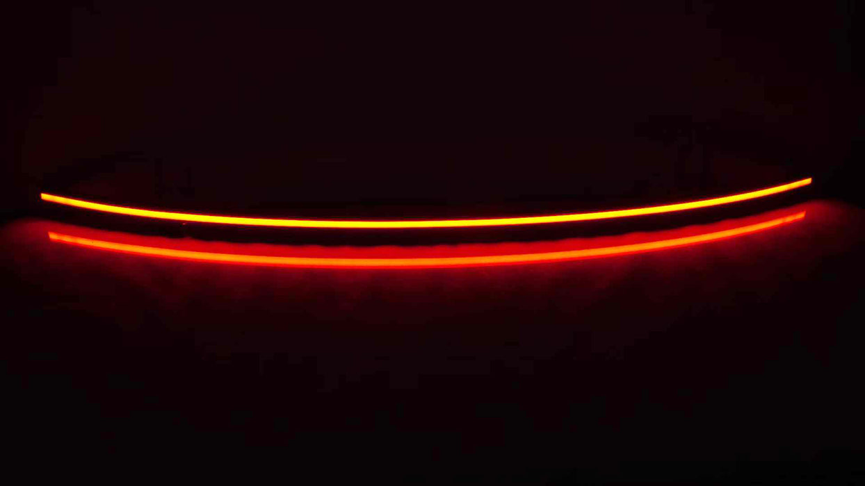 Full-Width LED Knight Rider Tailgate Strip Tail Light Bar For 24+ Tesla Moldel 3